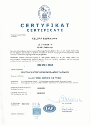 Certyfikat ISO